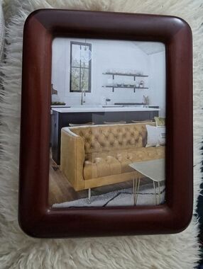 Gorgeous Vintage MCM Wooden Picture Frame/solid Wood /easel Back Frame